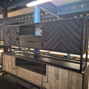 tv meubel floor zwart 150cm