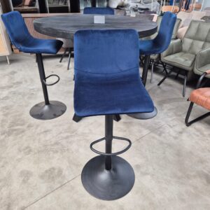 Runder Stehtisch, schwarz, Mango, Durchmesser 121 cm