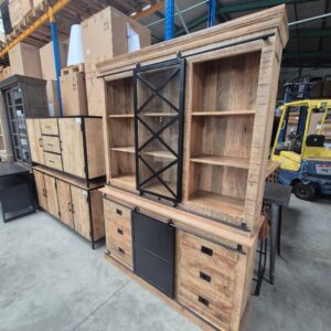 Mango-Sideboard 160 cm im Industrial-Stil