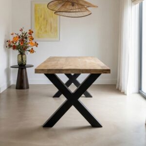 eettafel monique rechthoekig mango naturel 160 x 90 cm